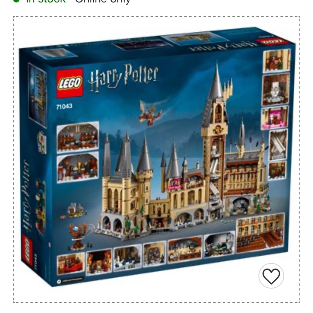LEGO Harry Potter Hogwarts Castle Model with Minifigures 71043